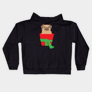 Christmas dog Kids Hoodie